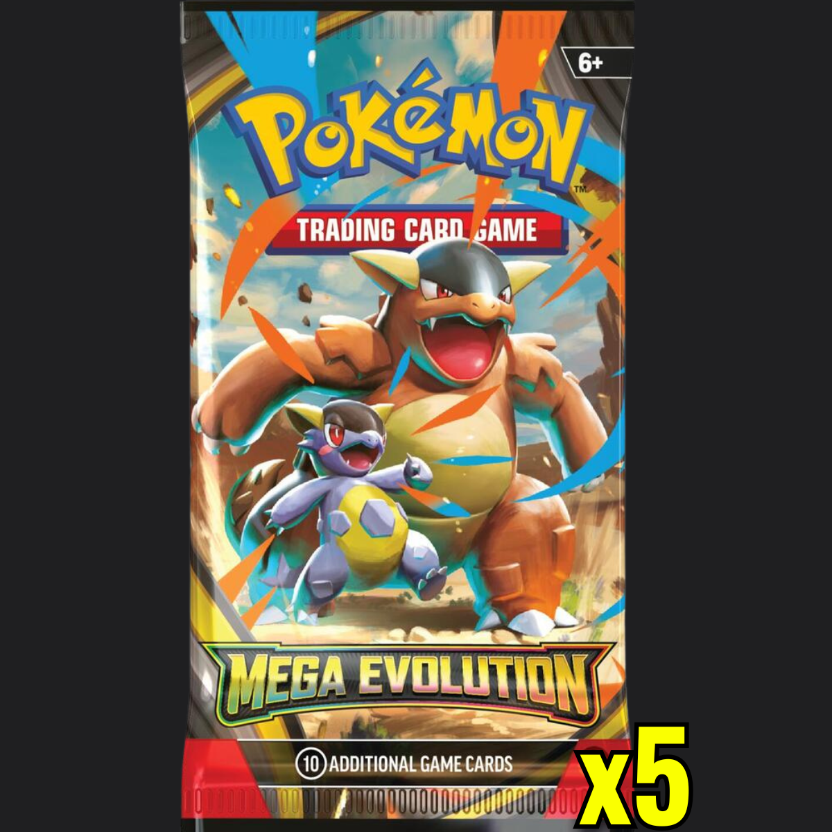 Mega Evolution - 5 Pokémon Booster Packs
