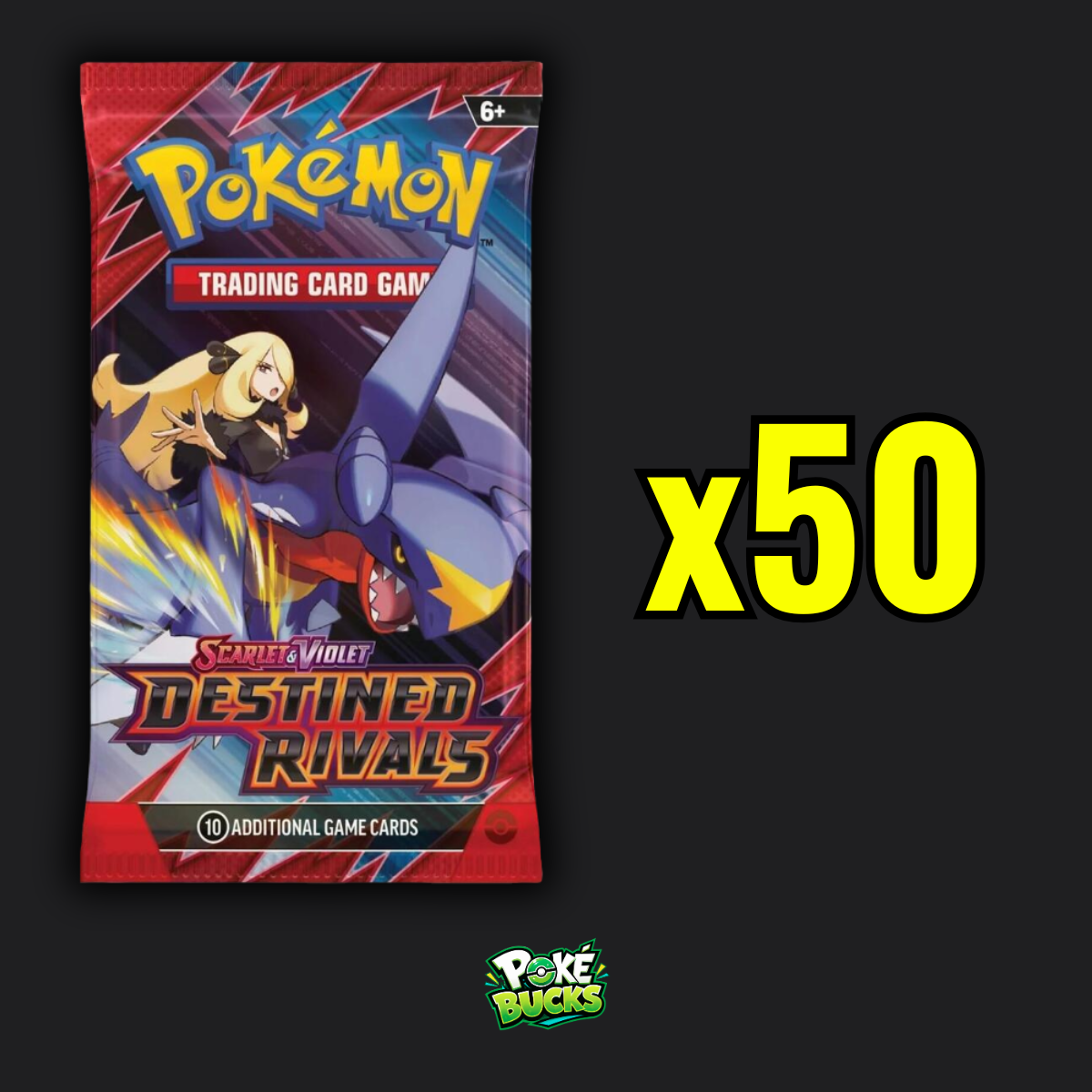 Destined Rivals - 50 Pokémon Booster Packs