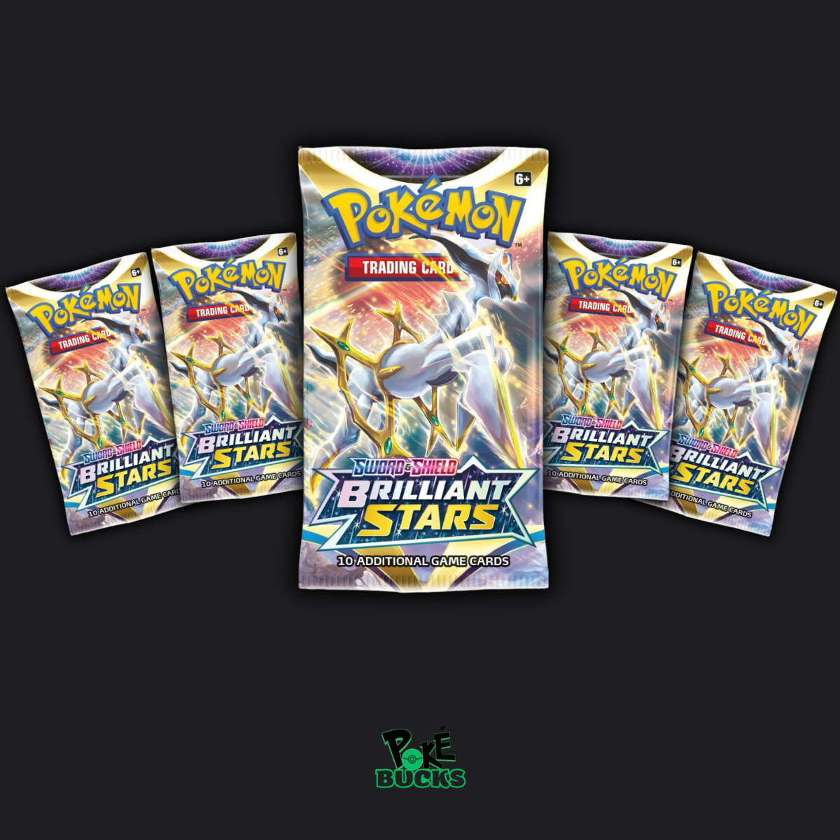 Brilliant Stars - 5 Pokémon Booster Packs