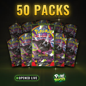 Pitch Black - 50 Pokémon Booster Packs