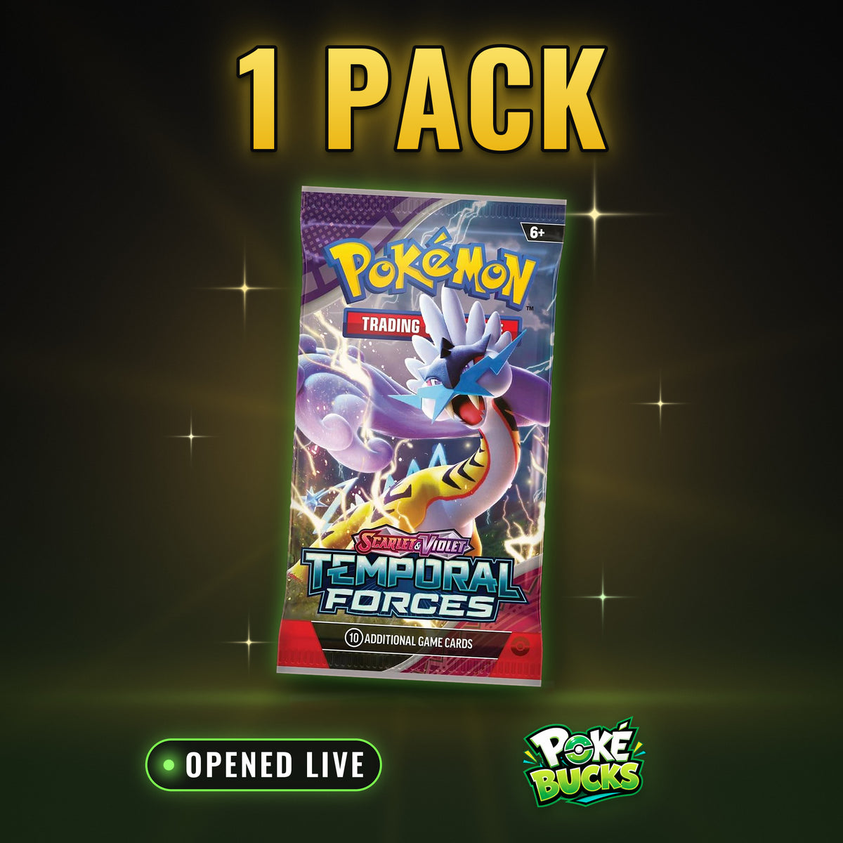 Temporal Forces - 1 Pokémon Booster Pack