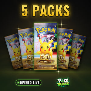30th Celebration - 5 Pokémon Booster Packs