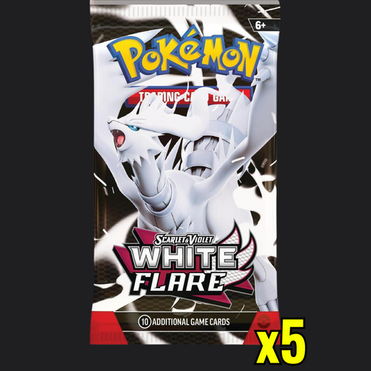 White Flare - 5 Pokémon Booster Packs