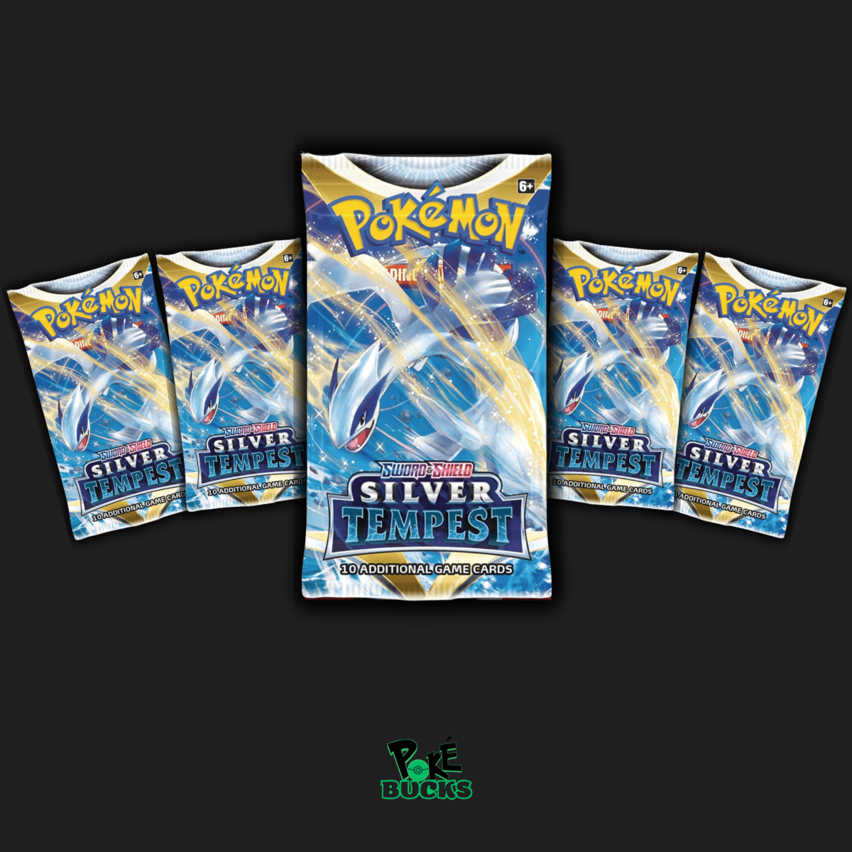 Silver Tempest - 5 Pokémon Booster Packs
