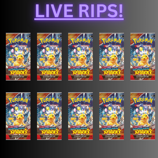 Live - (10) SURGING SPARKS BOOSTER PACKS