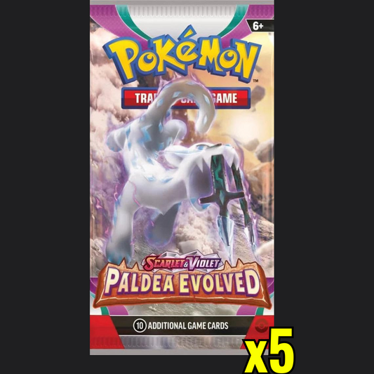 Paldea Evolved - 5 Pokémon Booster Packs