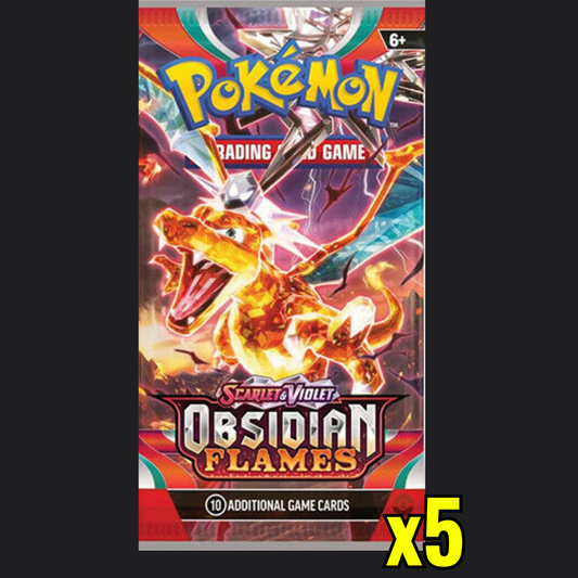 Obsidian Flames - 5 Pokémon Booster Packs