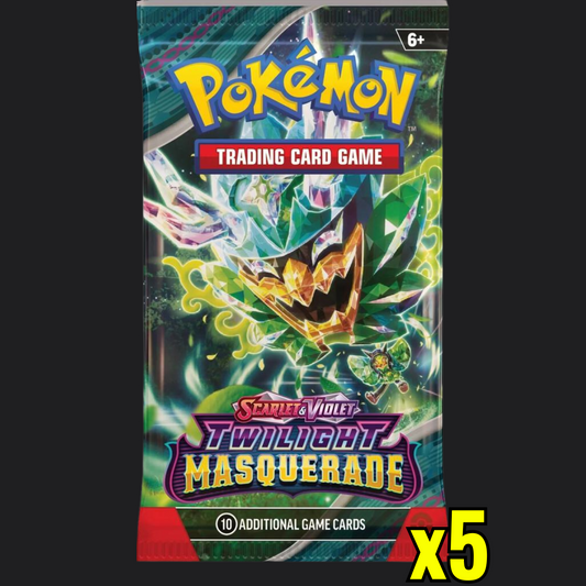 Twilight Masquerade - 5 Pokémon Booster Packs