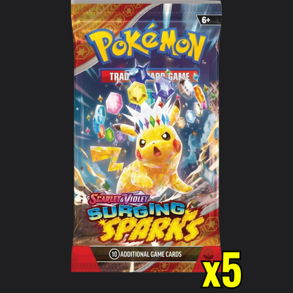 Surging Sparks - 5 Pokémon Booster Packs