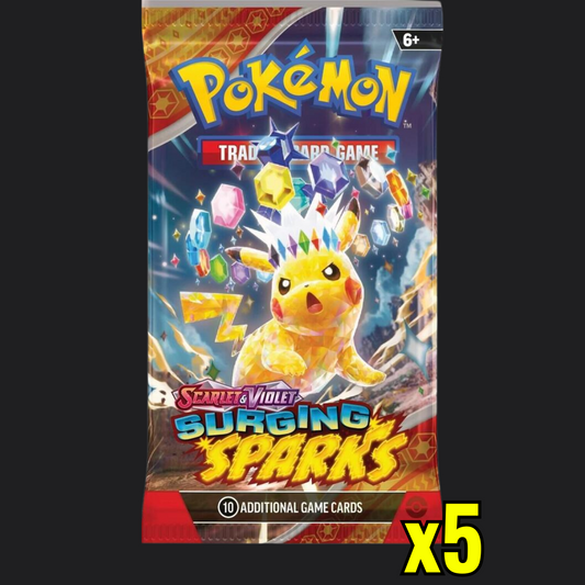 Surging Sparks - 5 Pokémon Booster Packs