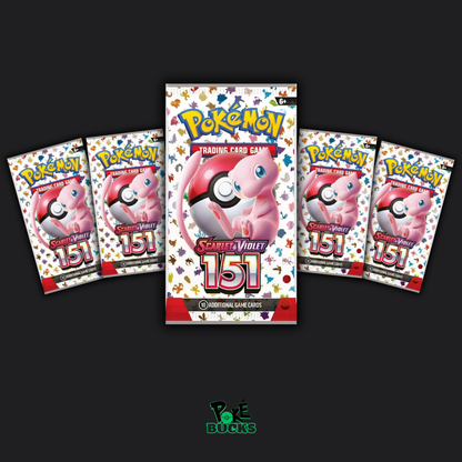 Scarlet & Violet 151 - 5 Pokémon Booster Packs