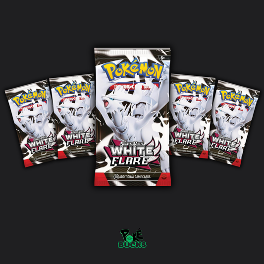 White Flare - 5 Pokémon Booster Packs