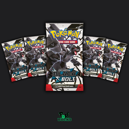 Black Bolt - 5 Pokémon Booster Packs