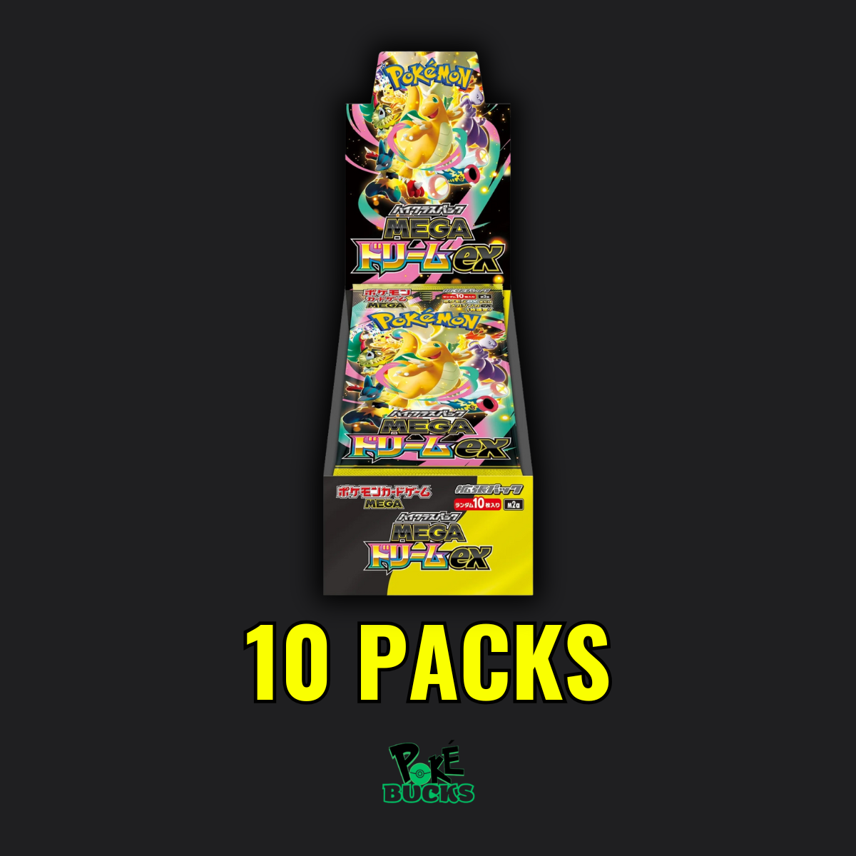 JPN Mega Dream - 10 Pokémon Booster Packs