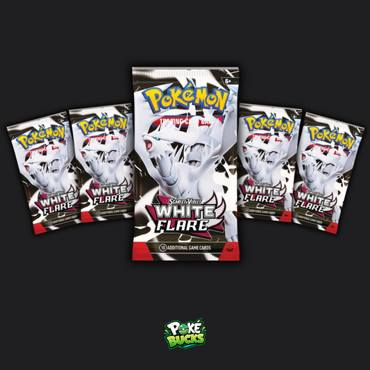 White Flare - 5 Pokémon Booster Packs