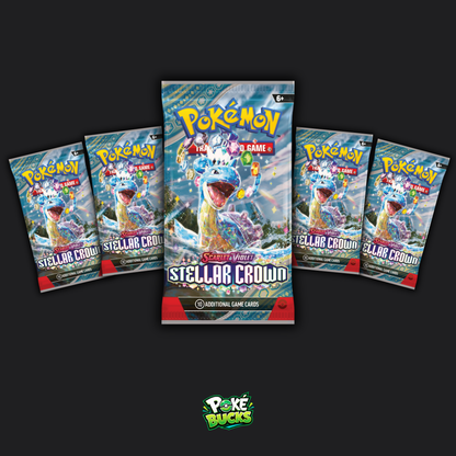 Stellar Crown - 5 Pokémon Booster Packs