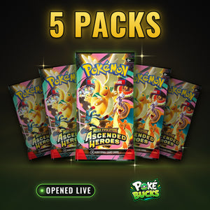 Ascended Heroes - 5 Pokémon Booster Packs