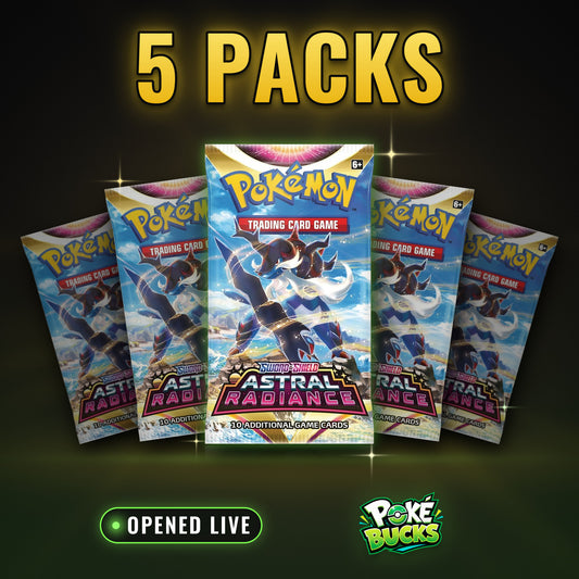 Astral Radiance - 5 Pokémon Booster Packs