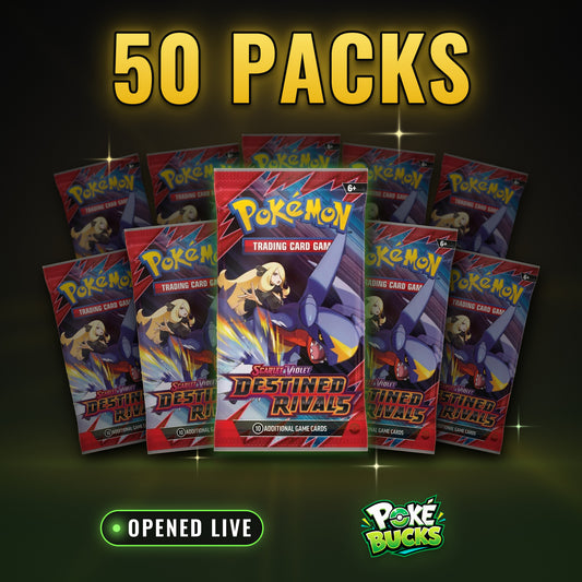 Destined Rivals - 50 Pokémon Booster Packs