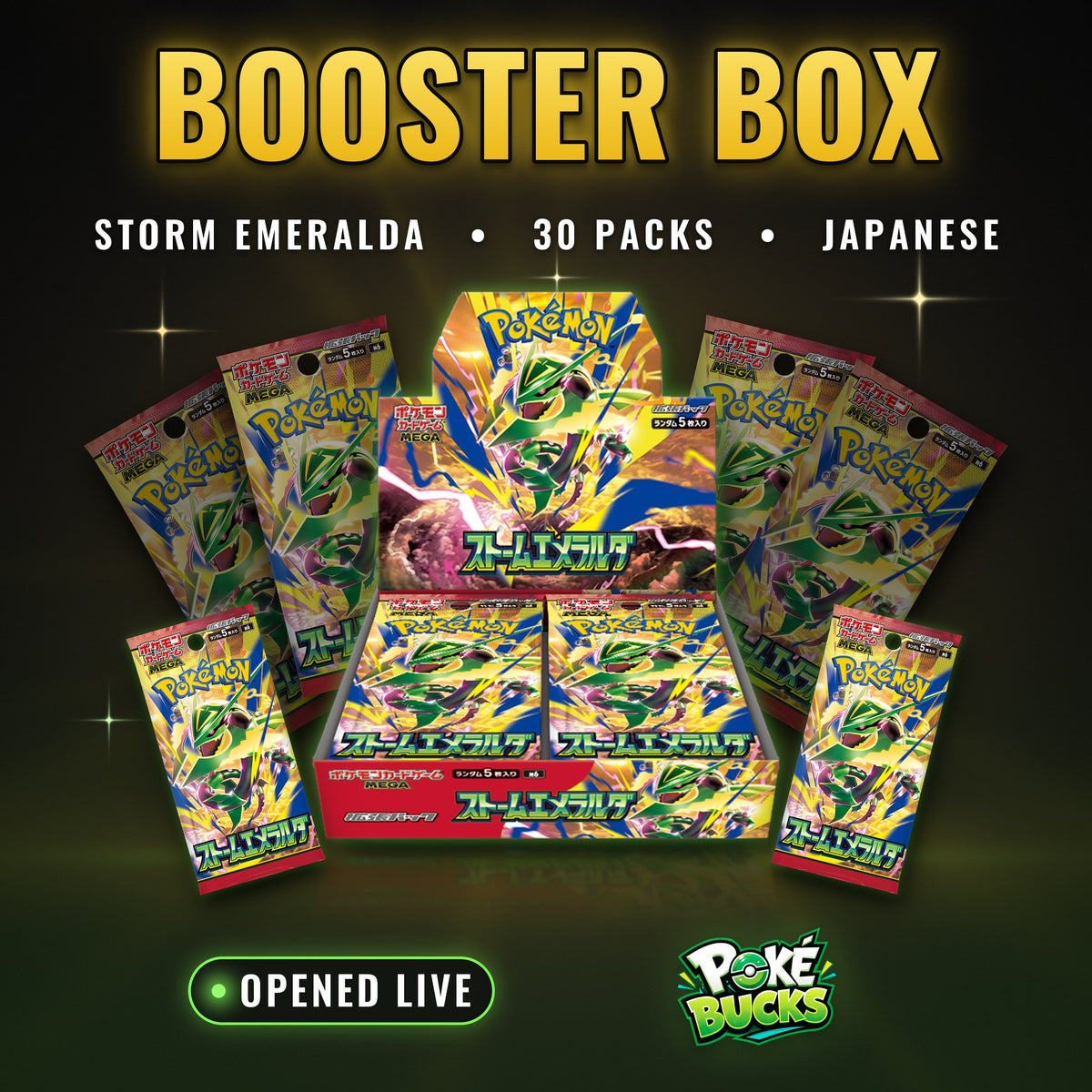 JPN Storm Emeralda - Pokémon Booster Box