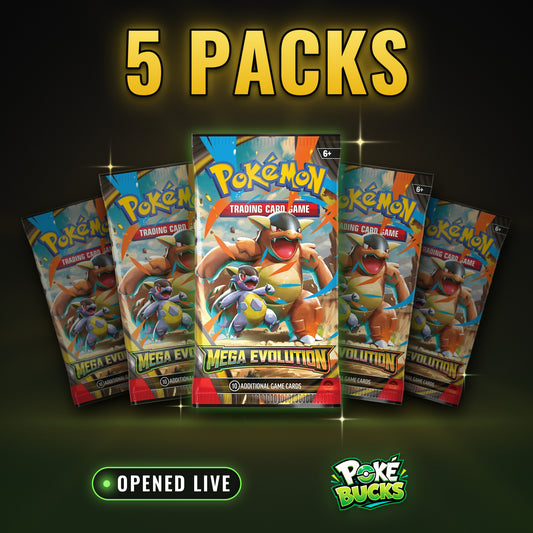 Mega Evolution - 5 Pokémon Booster Packs