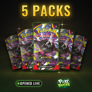 Pitch Black - 5 Pokémon Booster Packs