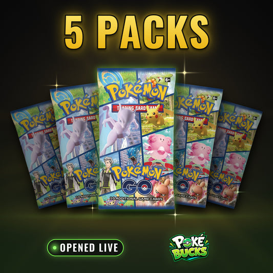 Pokemon GO - 5 Pokémon Booster Packs