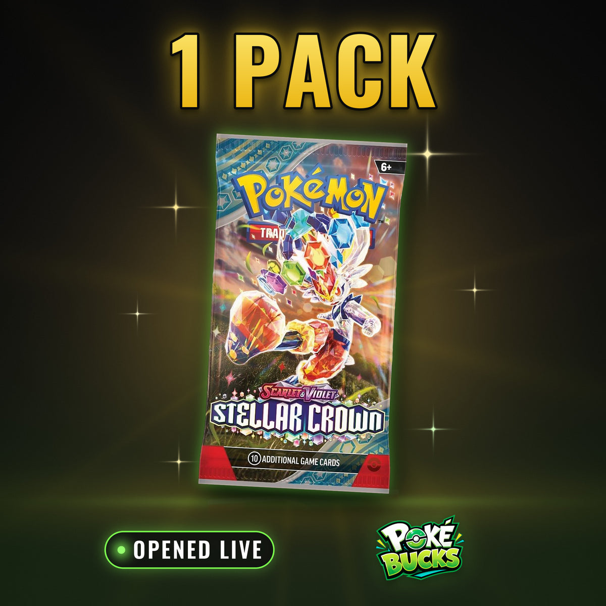 Stellar Crown - 1 Pokémon Booster Pack