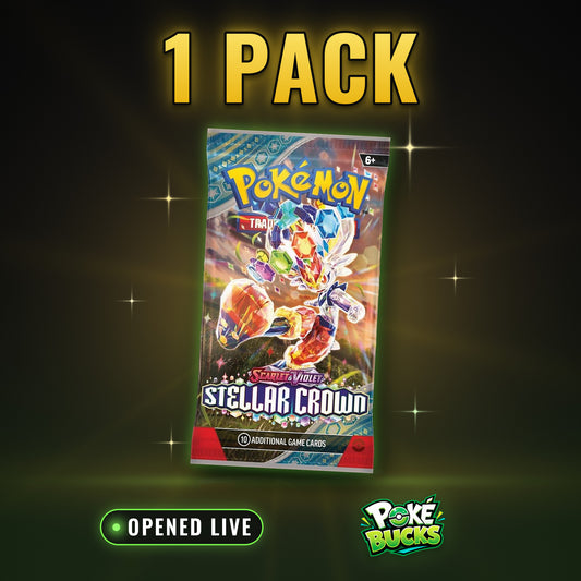 Stellar Crown - 1 Pokémon Booster Pack