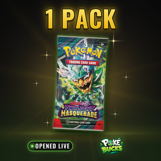 Twilight Masquerade - 1 Pokémon Booster Pack