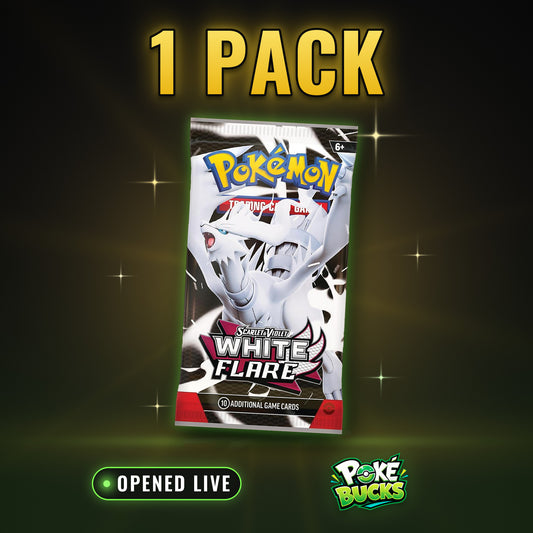 White Flare - 1 Pokémon Booster Pack